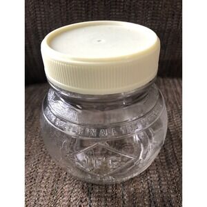 VTG JFG Coffee Co. Peanut Butter World Globe Jar Knoxville Tenn TN